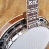 Pot and Truetone nameplate of a Huber VRB-4 Truetone banjo (Huber catalog photo)