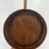 2008 Nechville Custom banjo with residue inside the mahogany resonator, a disclosed flaw, at Banjo Warehouse in Yellow Springs, Ohio.
