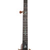 OME Juniper Maple 12 inch openback banjo with an ebony fingerboard, Jasmine inlay and dot position markers, at Banjo Warehouse in Yellow Springs, Ohio.