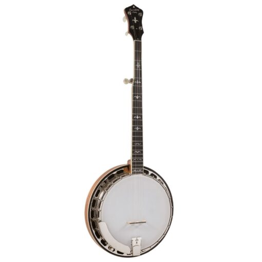 Recording King RK-R35-BR Madison maple resonator banjo, front view