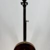 1989 Stelling Master's Cross 5-string banjo with a full back view of the walnut neck and the cross resonator, at Banjo Warehouse in Yellow Springs, Ohio.
